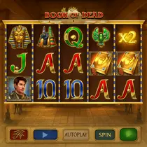 7Bit Casino - Book of Dead Slot Game