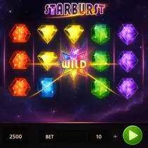 7Bit Casino - Starburst Slot Game by NetEnt